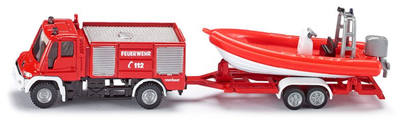 1156-10163600000 SIKU Unimog Feuerwehr mit Boot