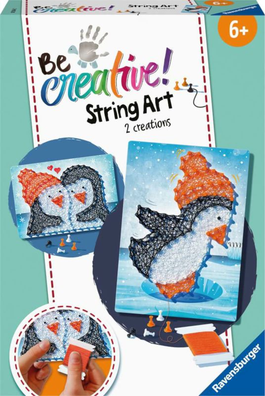 1731-60018244 BeCreative String Art Pinguin 