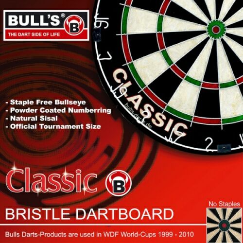 1731-72168229 BULL'S Classic Bristle Dartboa