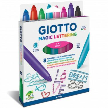 9025-F426500 Giotto Magic Lettering 10er  
