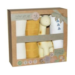 0201-8594112 Geschenkset Giraffe mit Rasse 