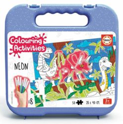 0201-9218069 Colouring Puzzle Dino 50 Teile