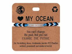 7047-62126 Recycling Armband LOVE MY OCEA