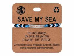 7047-62129 Recycling Armband SAVE MY SEA 