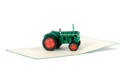 9082-DKTT18 Klappkarte Traktor  