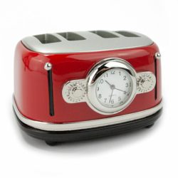 9996-99038 Siva Clock Toaster rot        